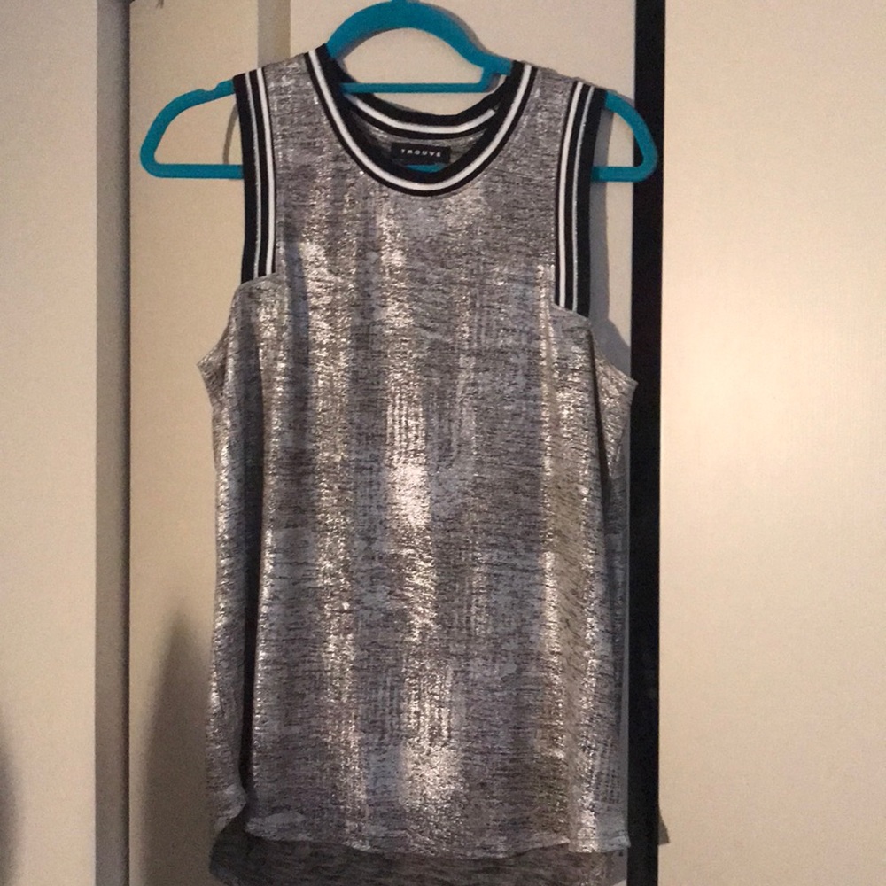 Shimmer tank top